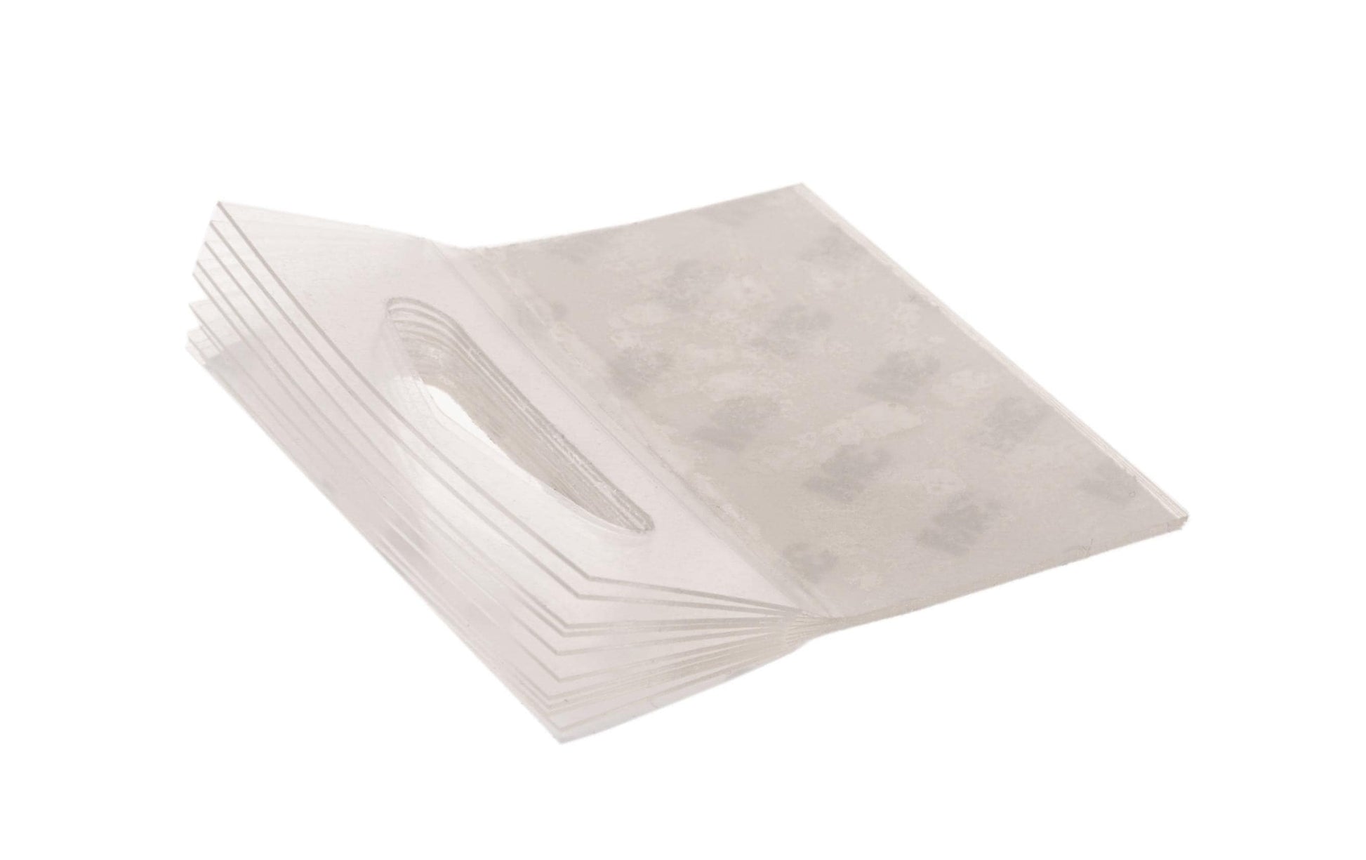 Scotch Büro-Klebeband Hang Tabs mit Delta-Lochung – permanent, 50 mm × 0,05 m, transparent, 500 Stück
