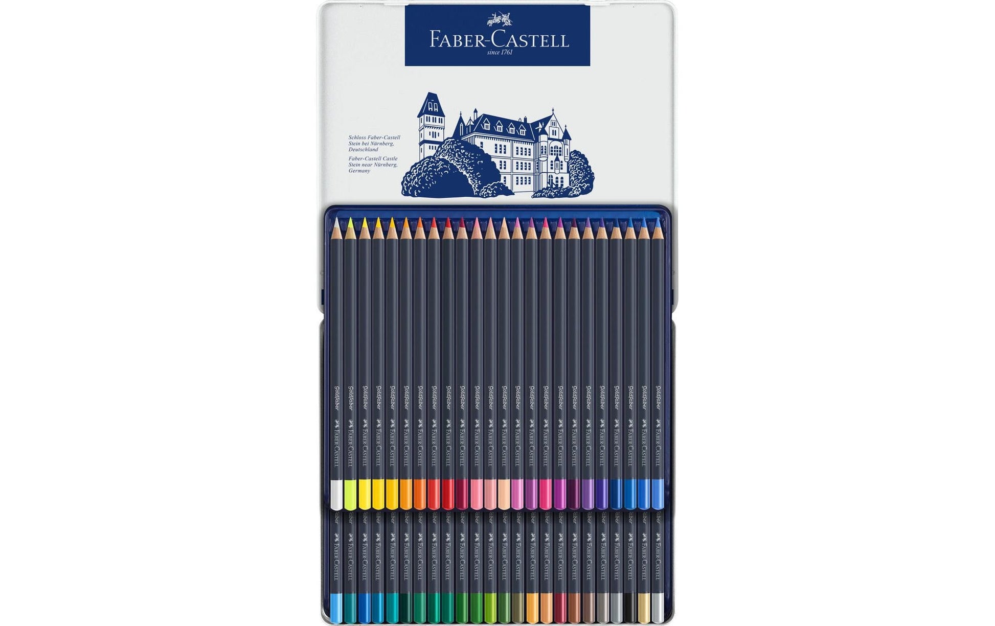 Faber-Castell Goldfaber Metal Buntstifte – 48 Farben