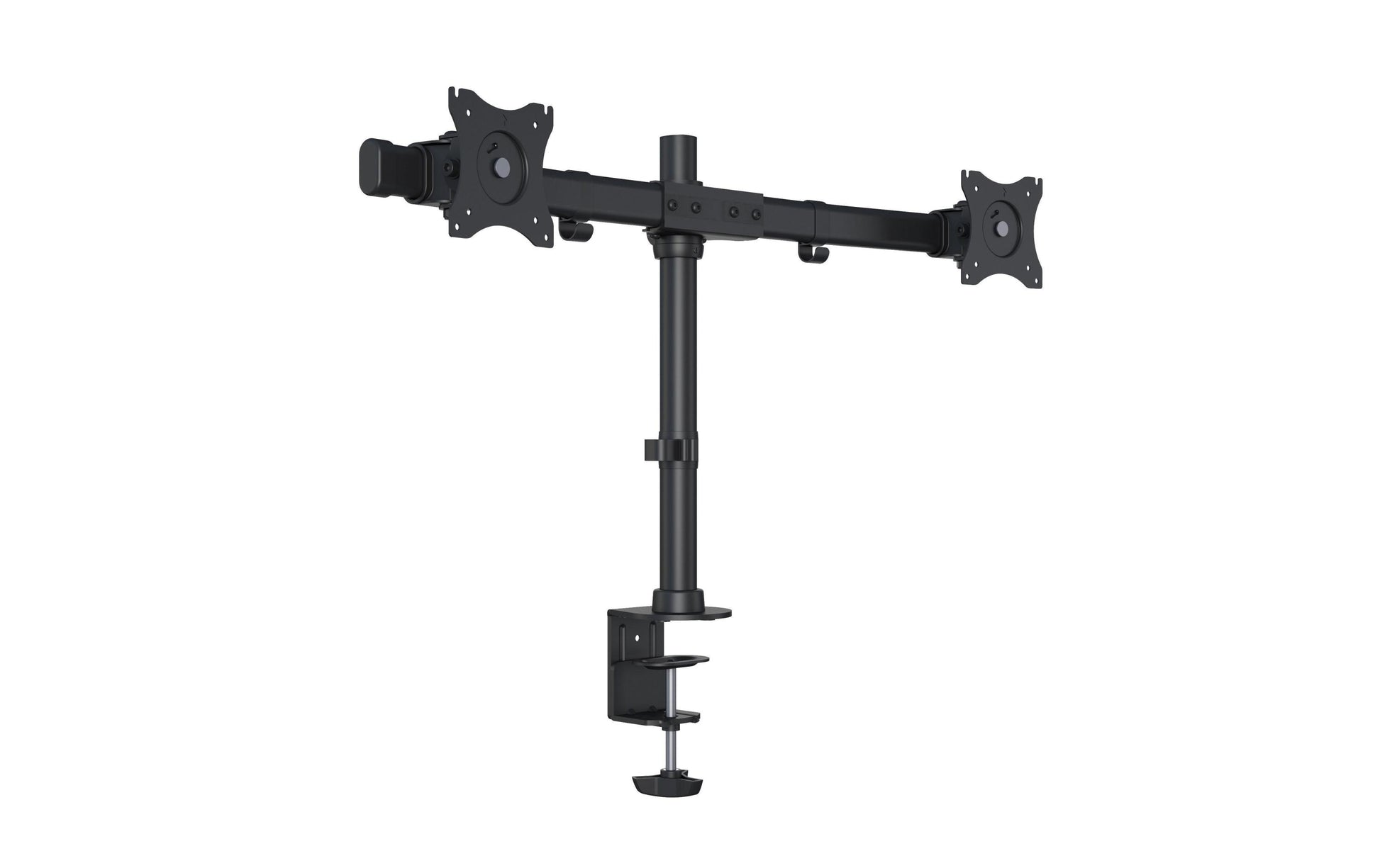 Multibrackets basic 3309 – Monitorhalterung, Dual, bis 27", VESA 100 × 100 mm, 8 kg, drehbar, schwarz