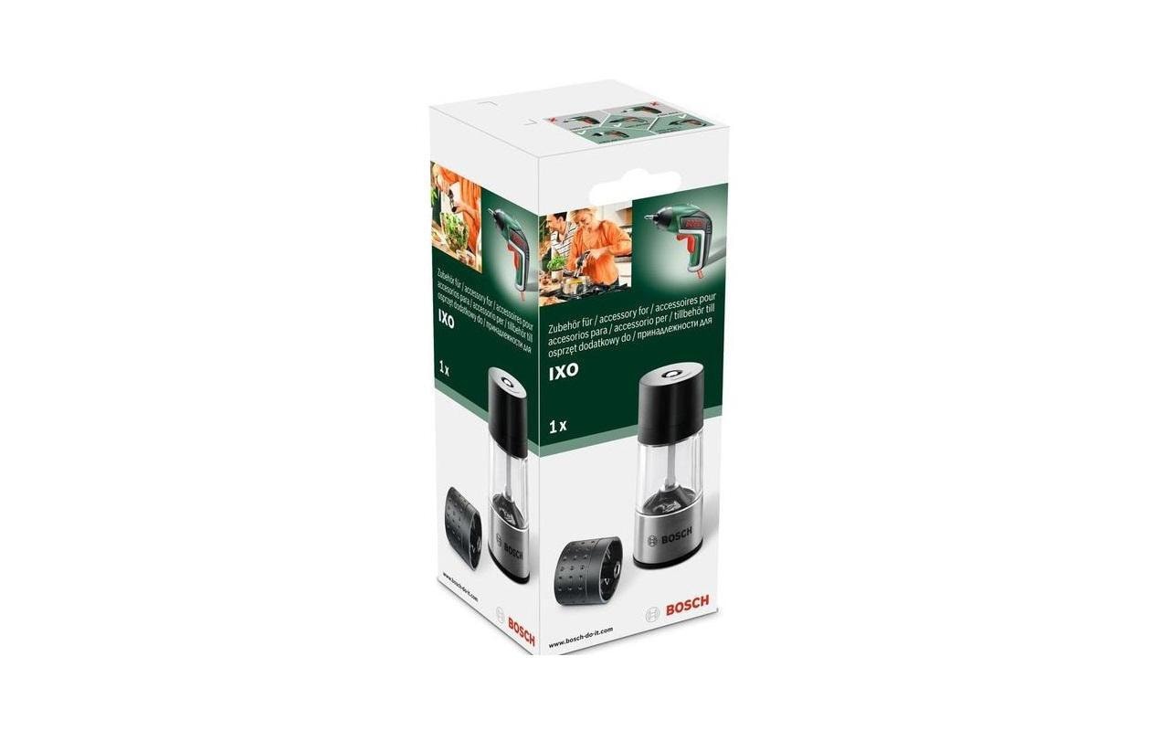 Bosch Salz-/Pfeffermühle, Ø 5 cm, Schwarz/Edelstahl, für IXO Akku-Schrauber