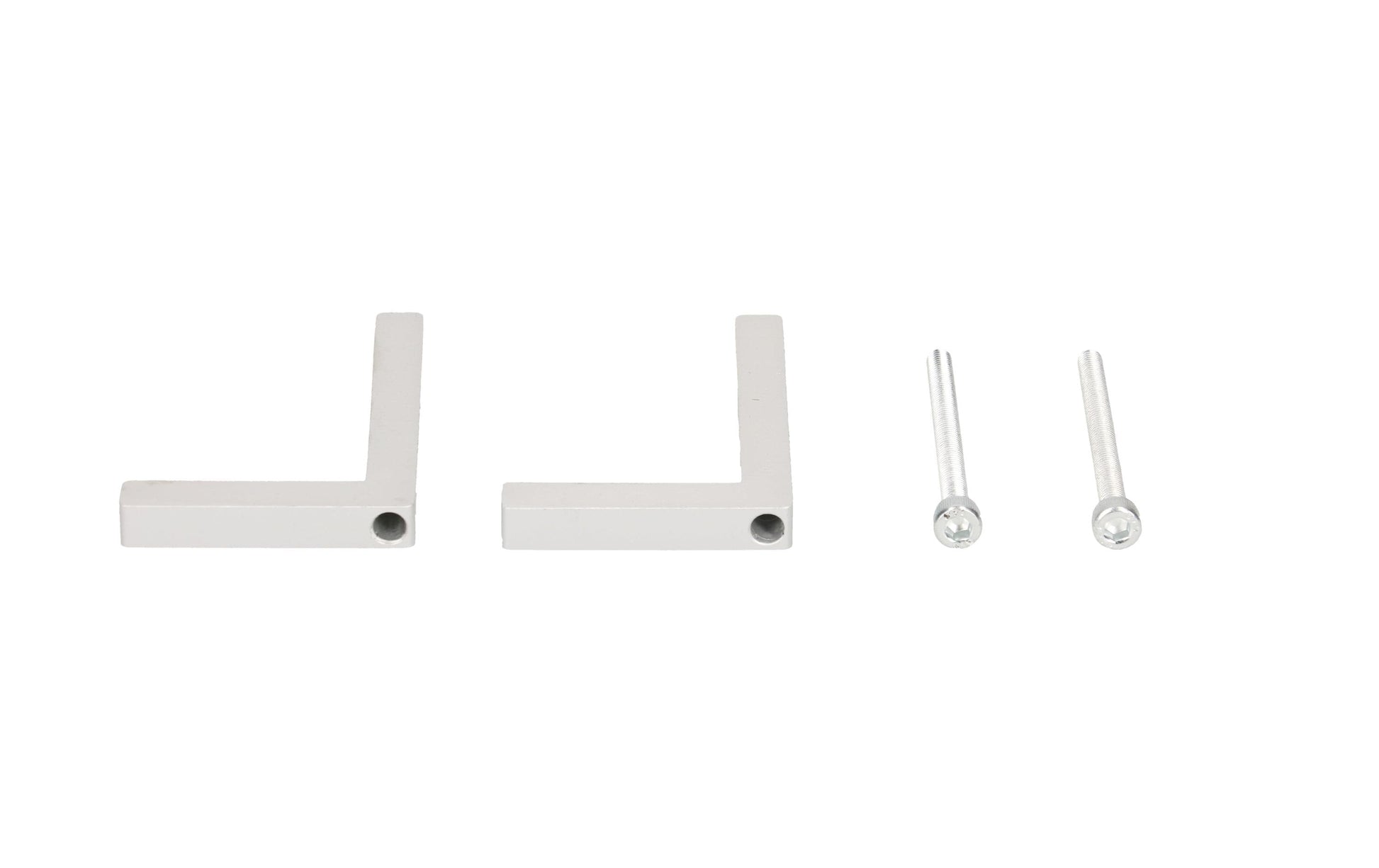 Bachmann Standard Haltewinkelset, Set 2 Stk., für Tischplatte bis 50 mm – für DESK 1 – schwarz