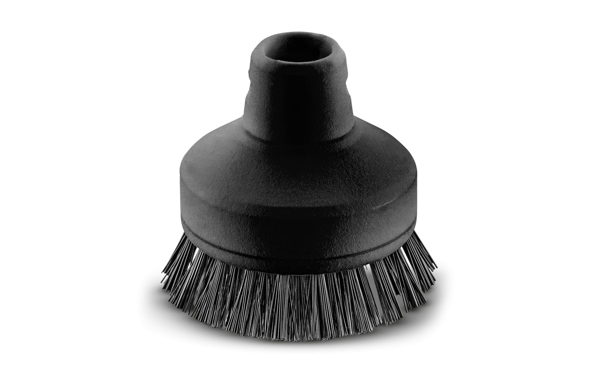 Kärcher Bürstenaufsatz Rundbürste gross – Ø 5 cm, schwarz, 1 Stück, für SC 1 Premium, SC 1.020 & weitere
