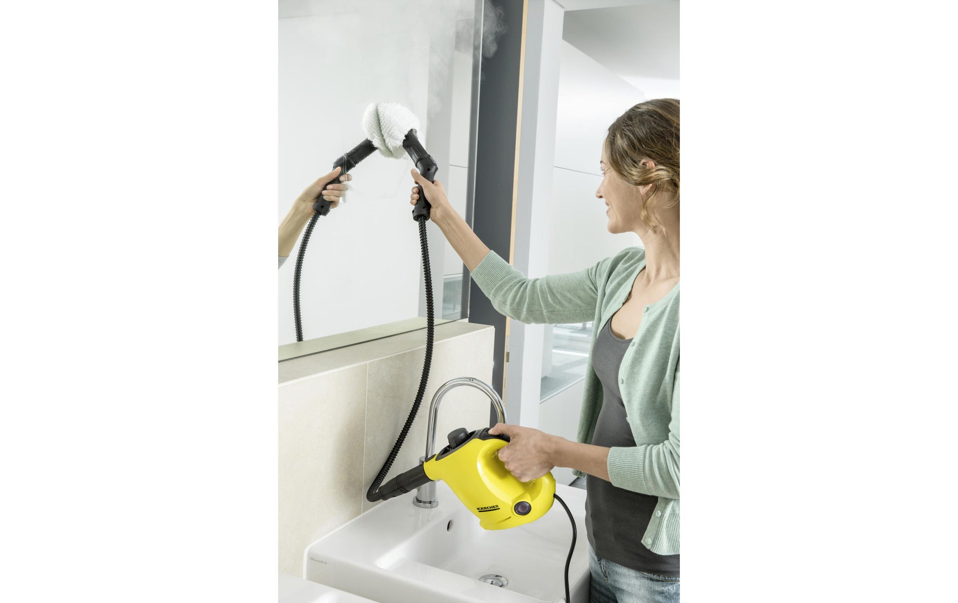 Kärcher Verlängerungsschlauch 2.863-021.0 – schwarz, für SC 1 Premium, SC 1 Floor Kit, SC 1 Premium Floorkit