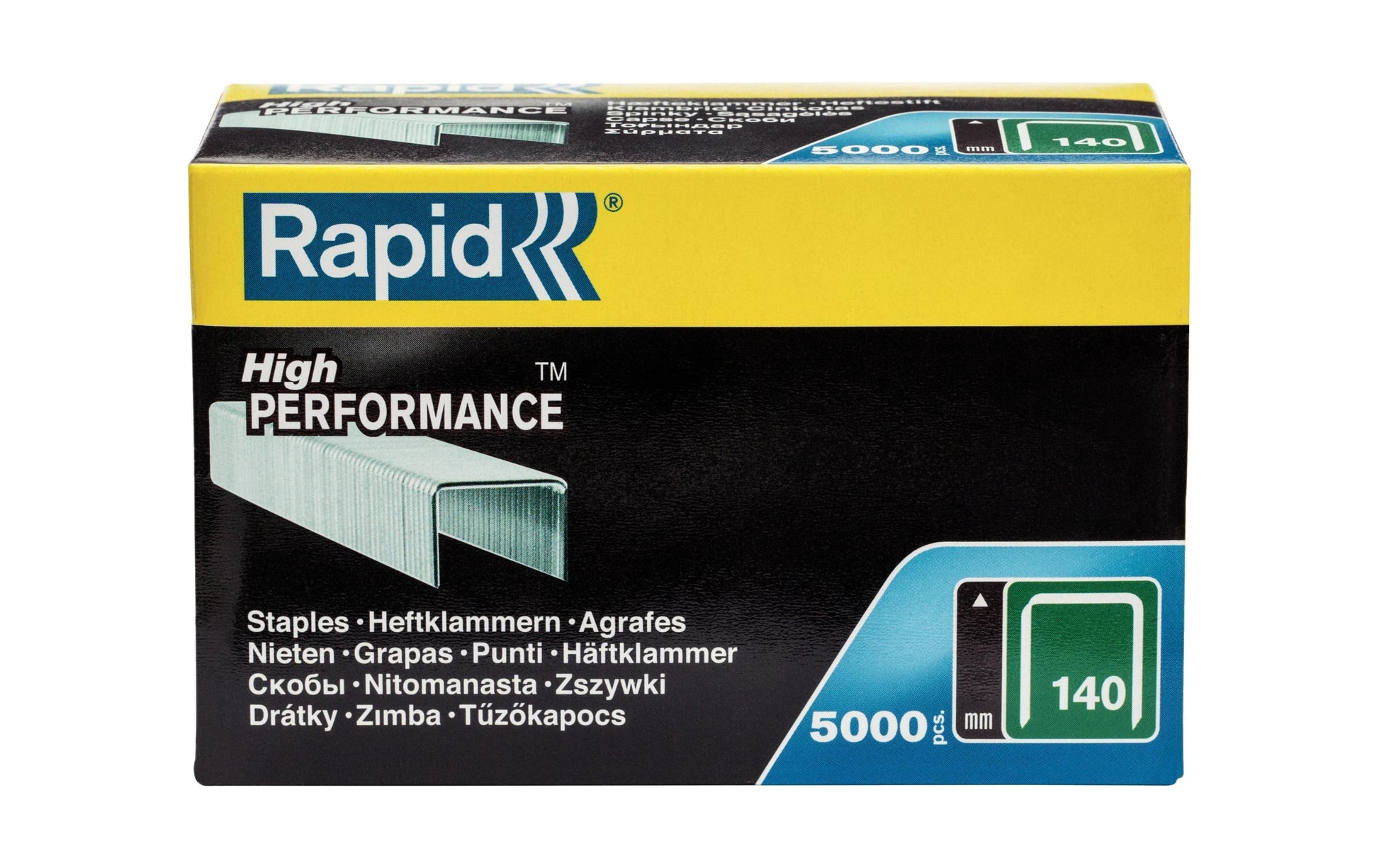 Rapid Heftklammern – 140/10, 5'000 Stück, verzinkt – für Rapid (Auswahl)