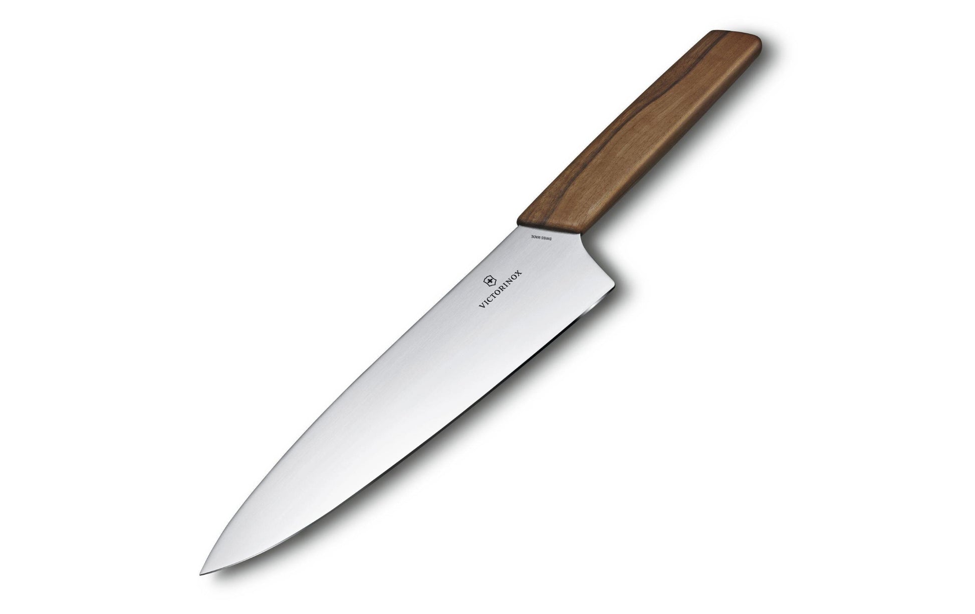 Victorinox Swiss Modern Tranchiermesser – Stahl, glatt, 20 cm, braun