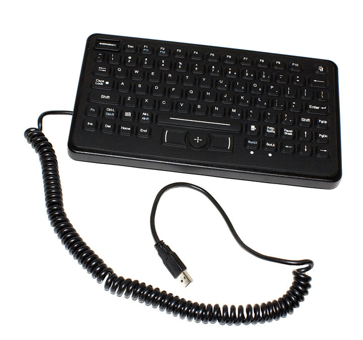 Datalogic 95ACC1330 – Tastatur, kabelgebunden (USB-A), US-Layout (EN), schwarz
