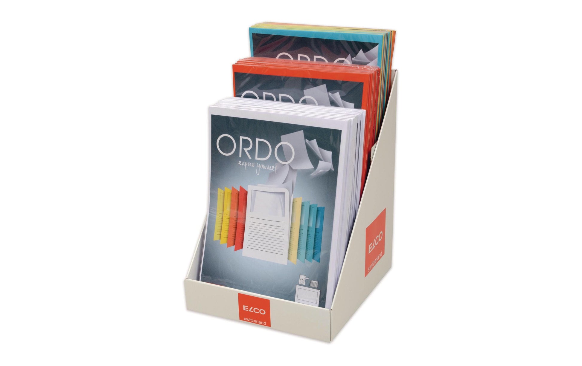 Elco Ordo Classico Sichtmappe A4 – Intensivrot, Papier, 10er-Pack