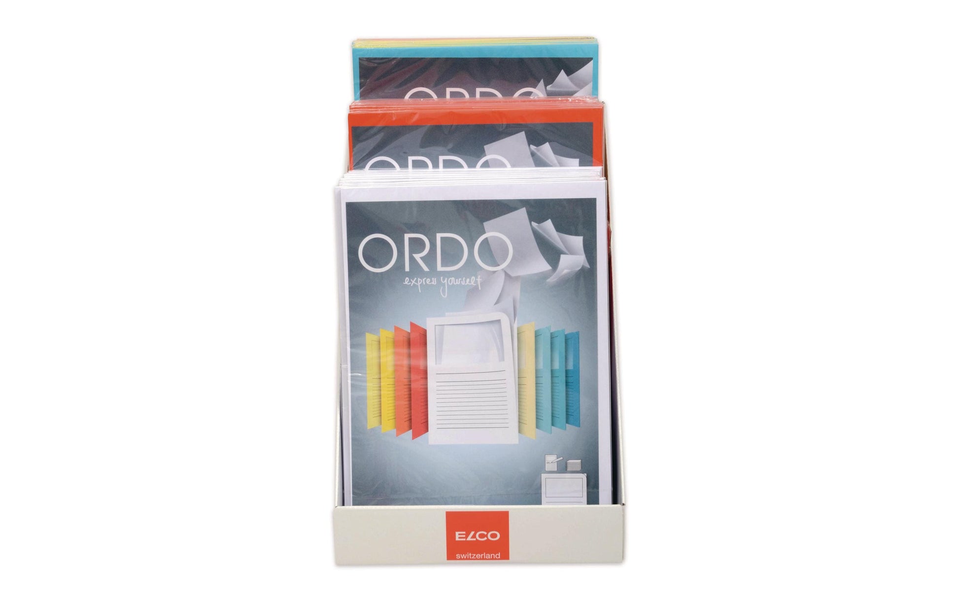 Elco Ordo Classico Sichtmappe A4 – Intensivrot, Papier, 10er-Pack