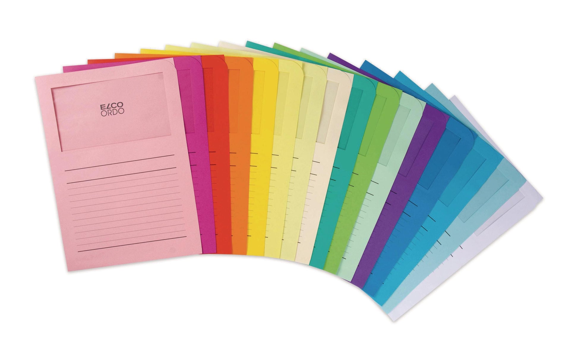 Elco Ordo Classico Sichtmappe A4 – Orange, Papier, 10er-Pack