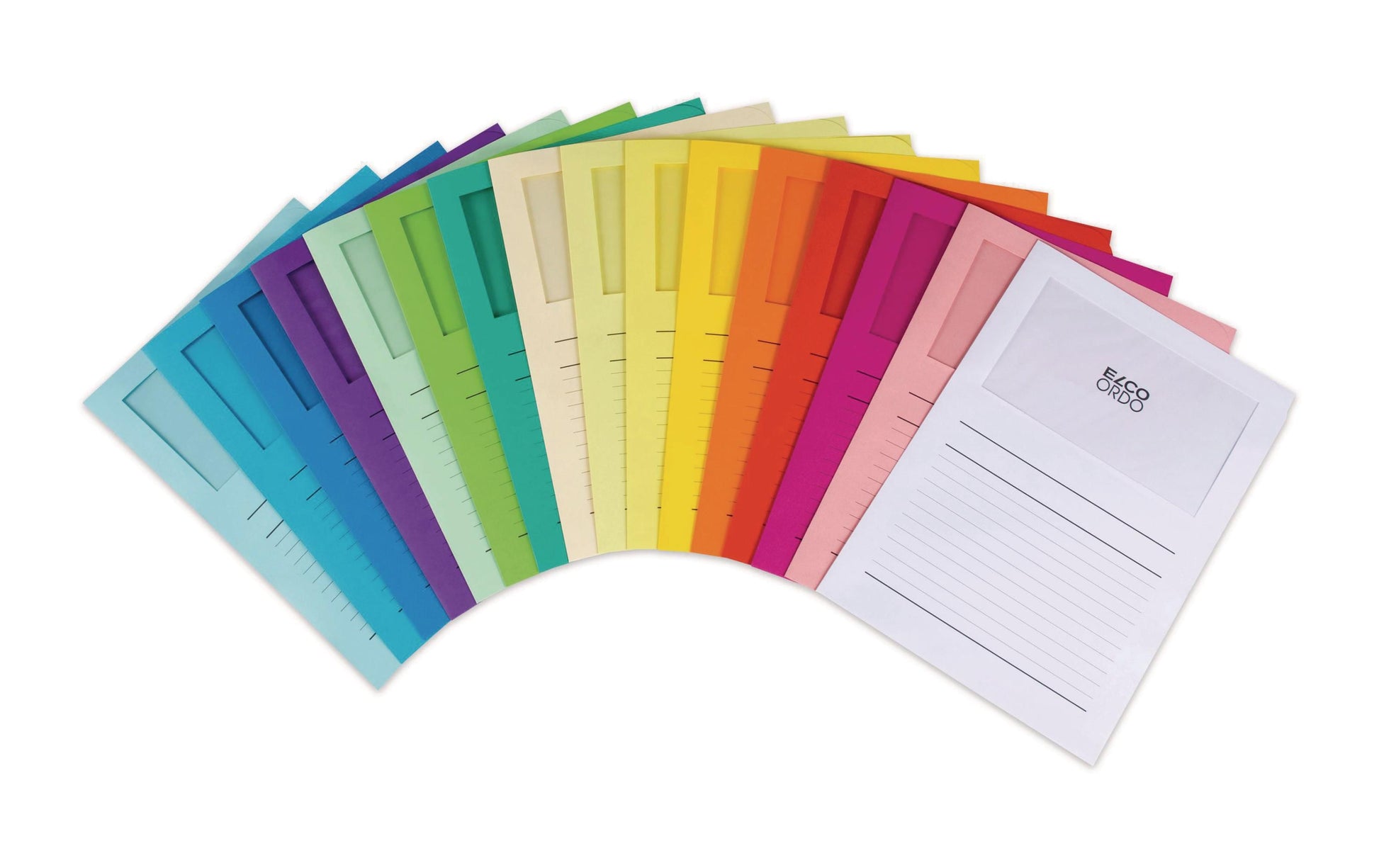 Elco Sichtmappe A4 – Orange, Papier, 100er-Pack