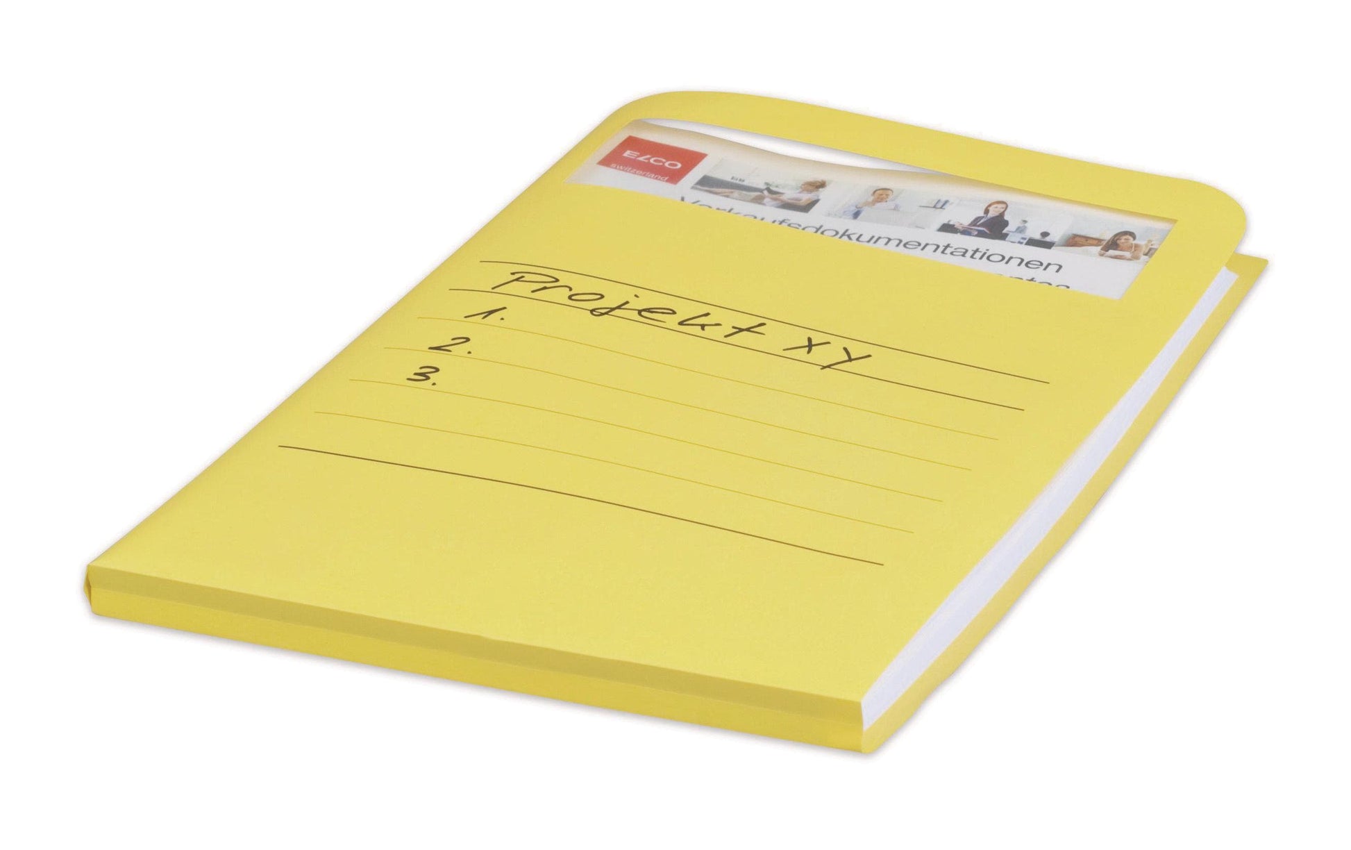Elco Sichtmappe A4 – Papier, farbig sortiert, 10er-Pack