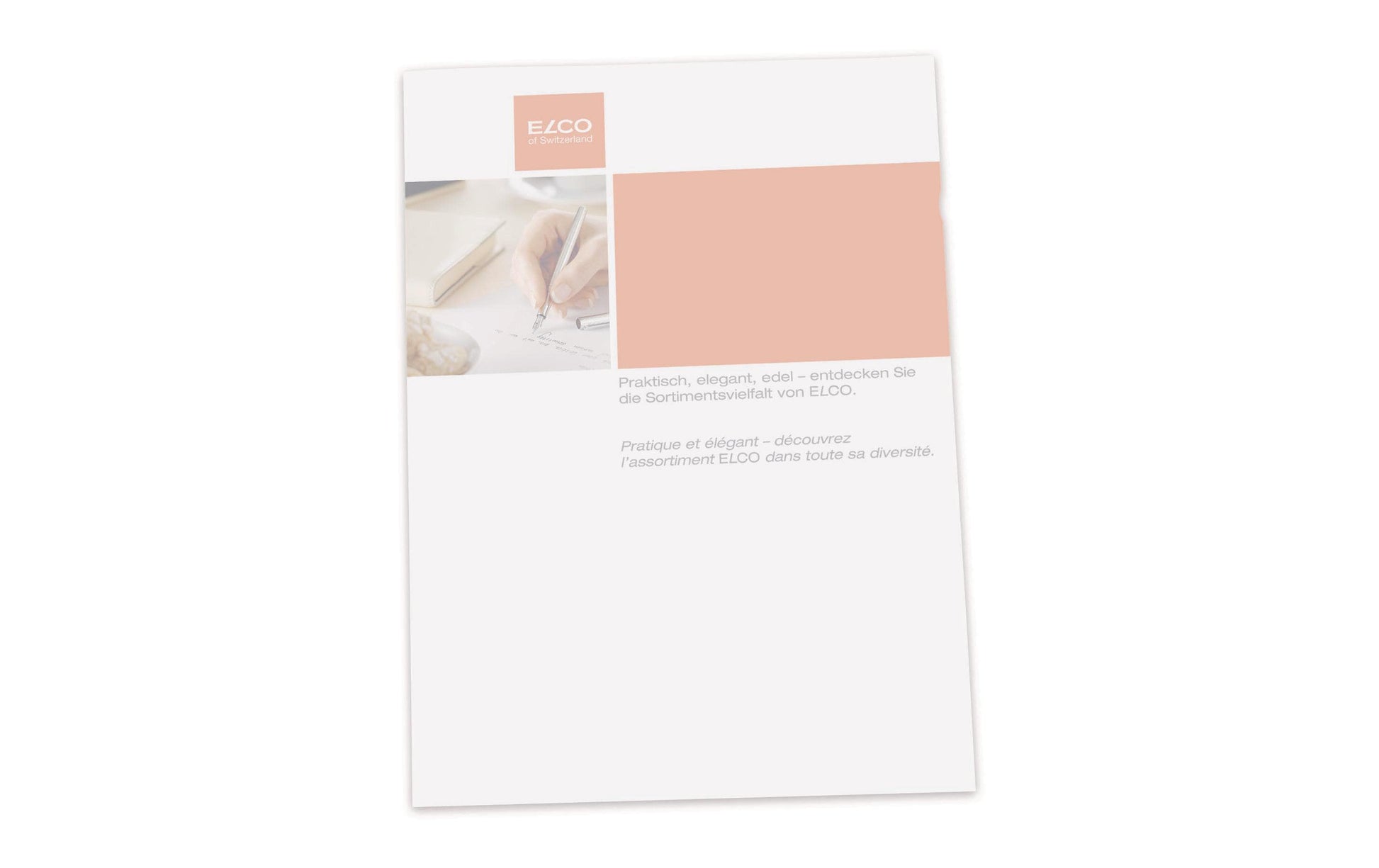 Elco Ordo Sichtmappe A4 – weiss, Papier, 10er-Pack