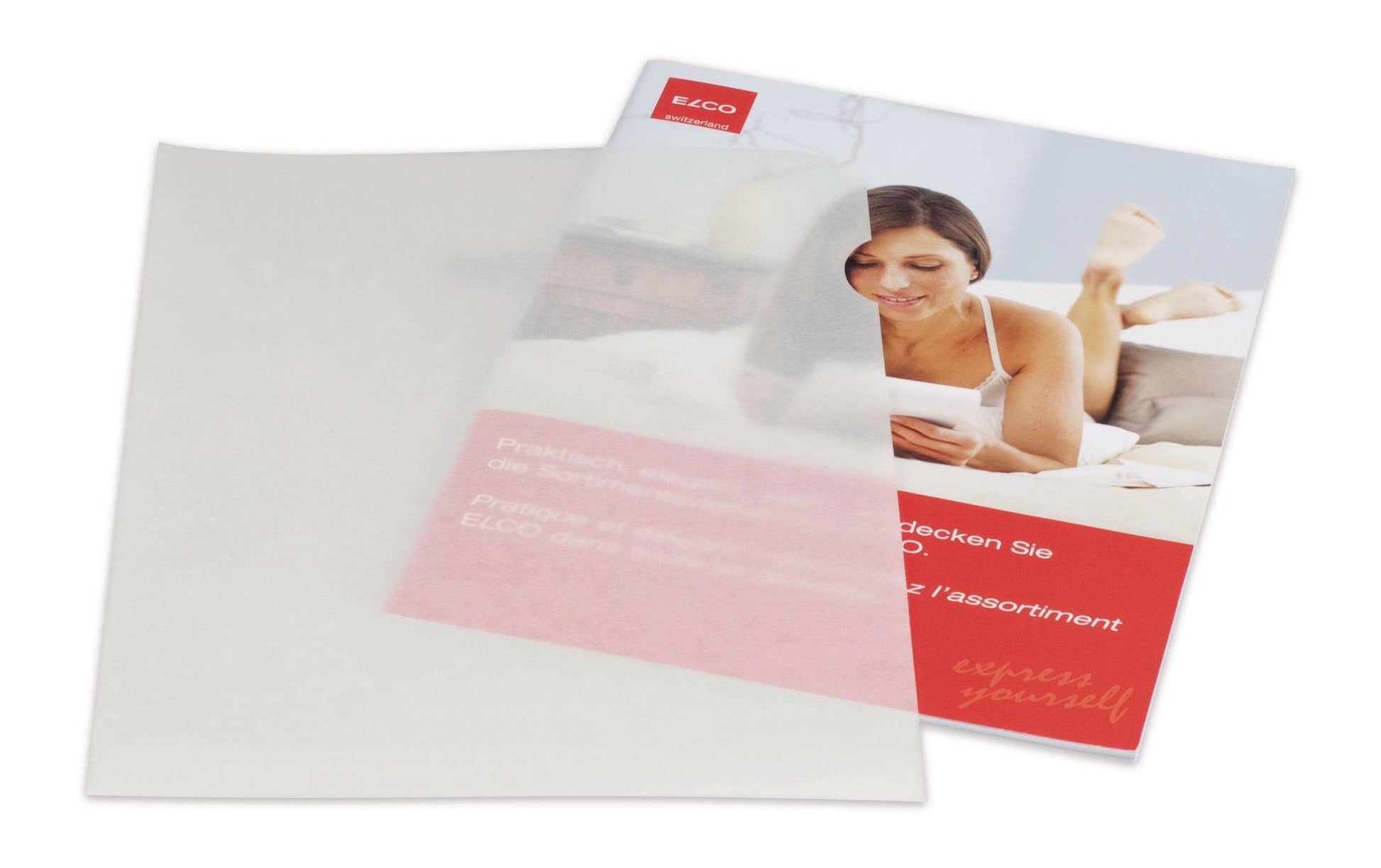 Elco Ordo Sichtmappe A4 – weiss, Papier, 10er-Pack