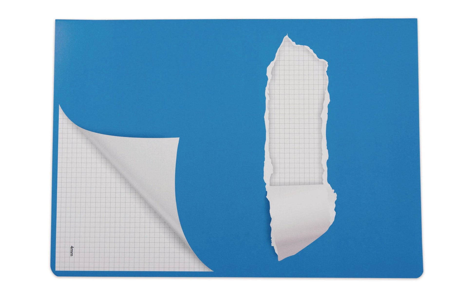 Elco Schulheft – A4 – kariert – 24 Blatt – abgerundete Ecken, blau, 10 Stück