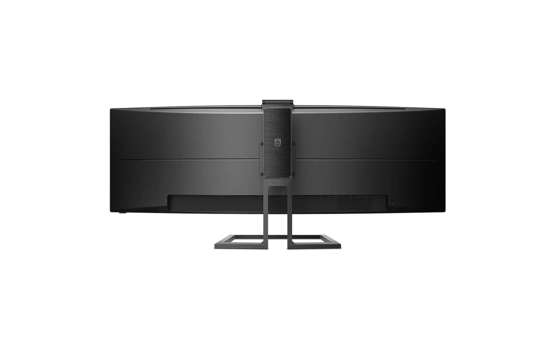 Philips 499P9H/00 – Monitor, 48,8", VA, 60 Hz, 450 cd/m², Webcam, USB-C, KVM, VESA 100 × 100, Schwarz