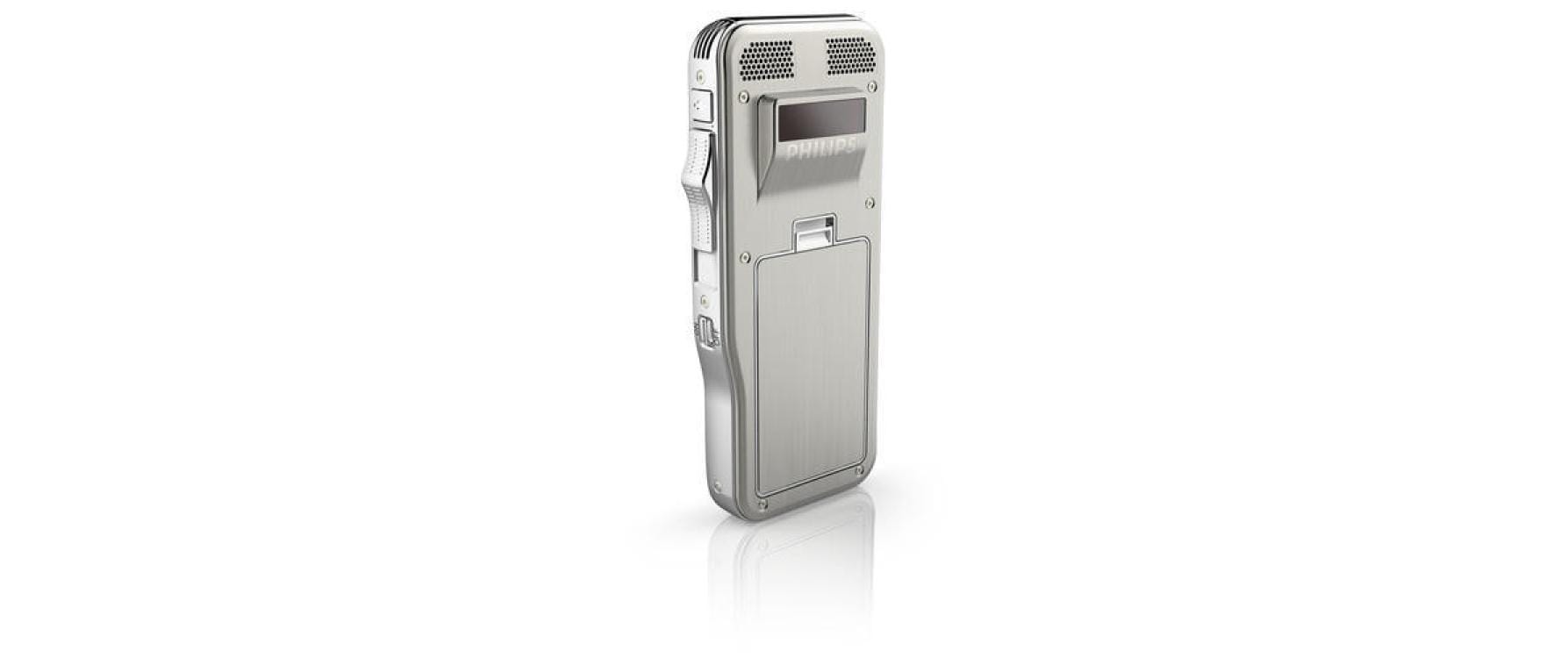 Philips Digital Pocket Memo 8500 – Digitales Diktiergerät – 30 h, mit Lautsprecher – Silber