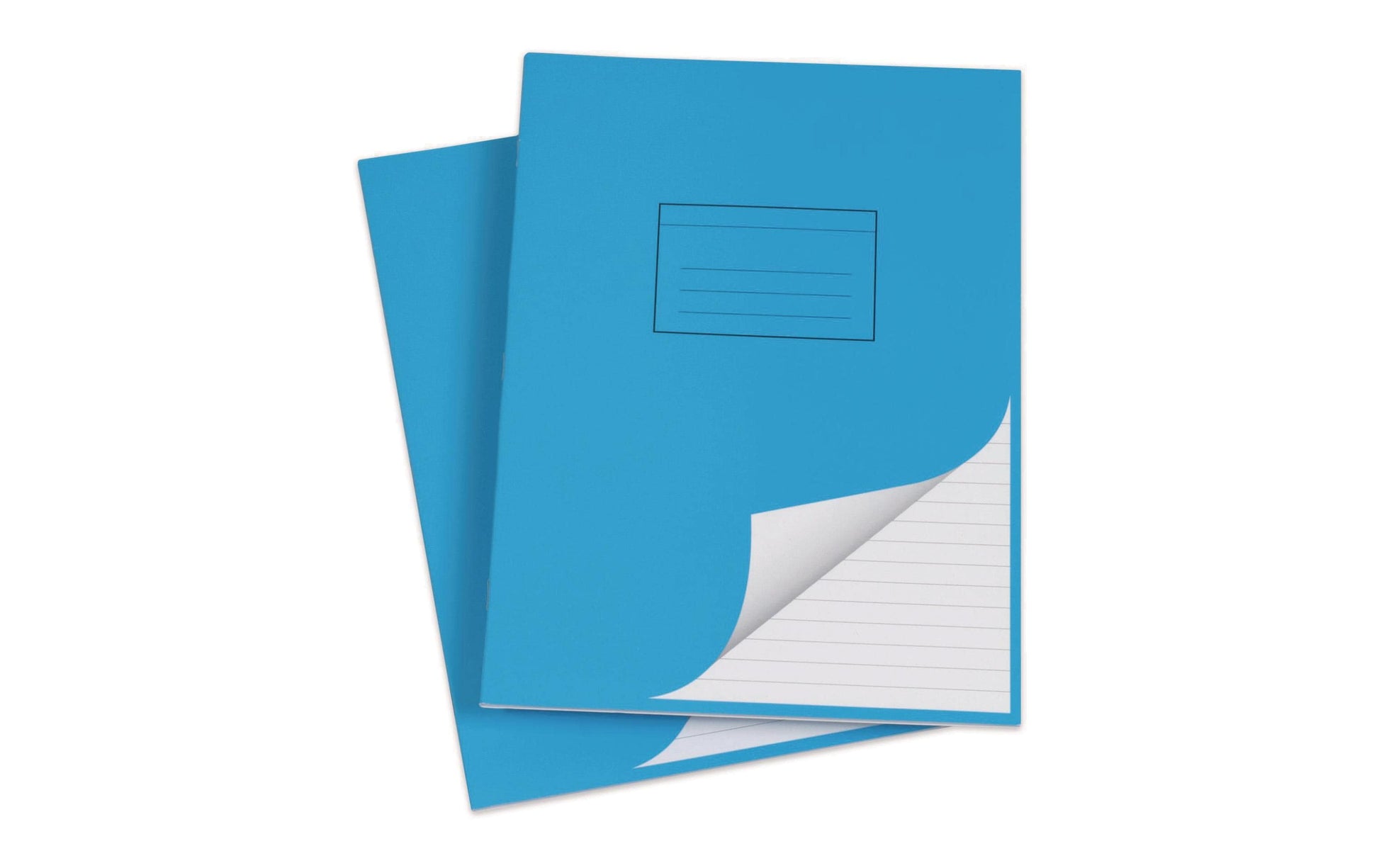 Elco Schulheft – 175 × 220 mm – liniert – 24 Blatt – abgerundete Ecken, blau, 10 Stück