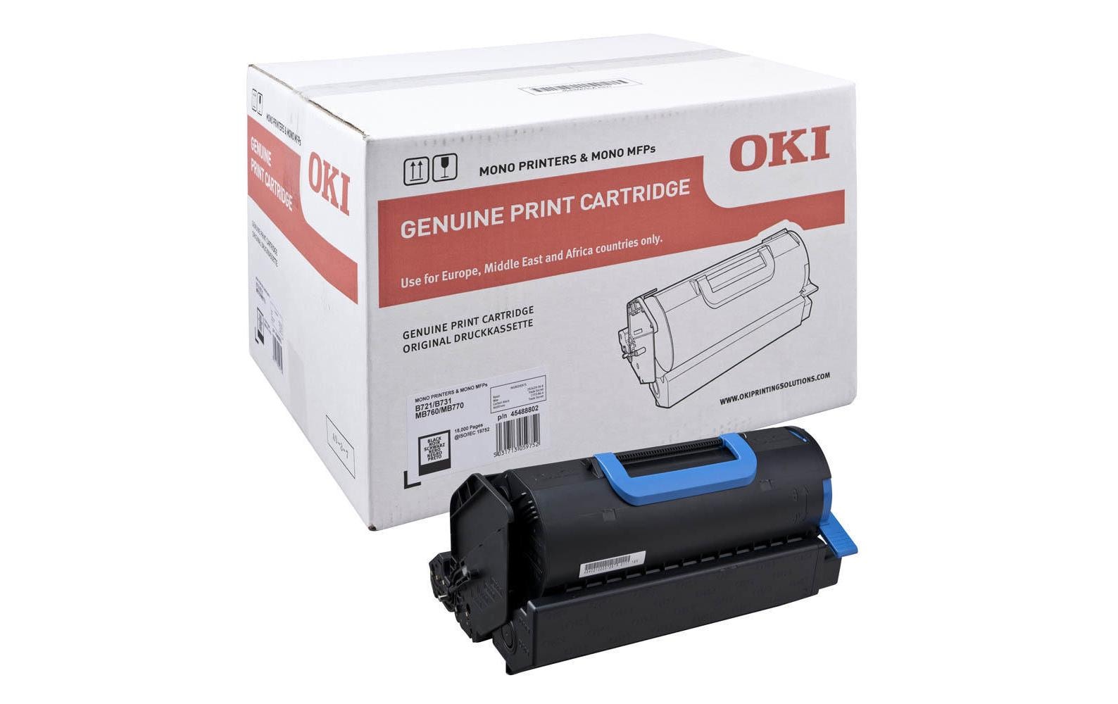 OKI Toner – schwarz, 18000 Seiten