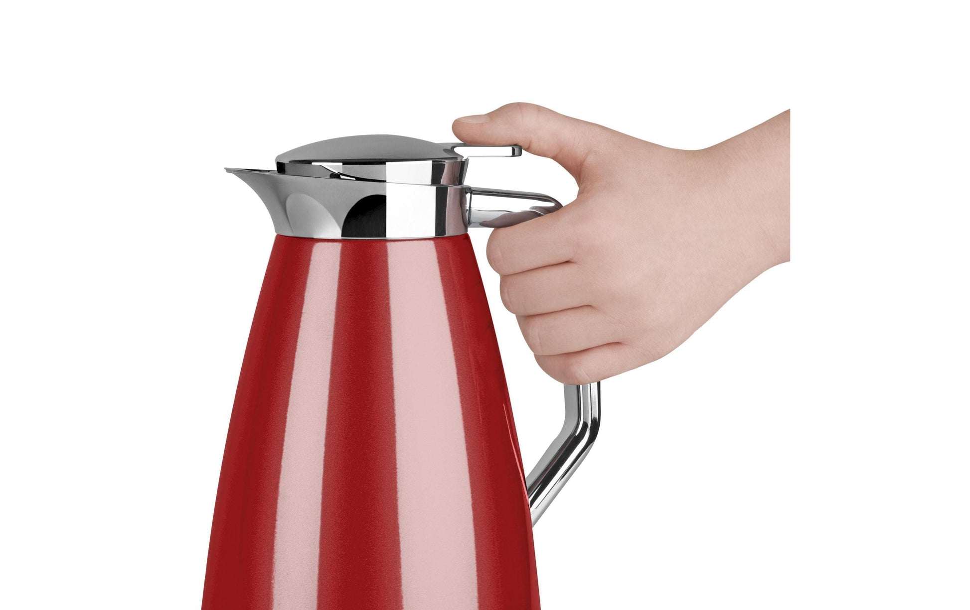 EMSA Thermoskanne Plaza – 2er Set, 1 l, Ø 13,7 cm, Edelstahl 18/10, vakuumisoliert