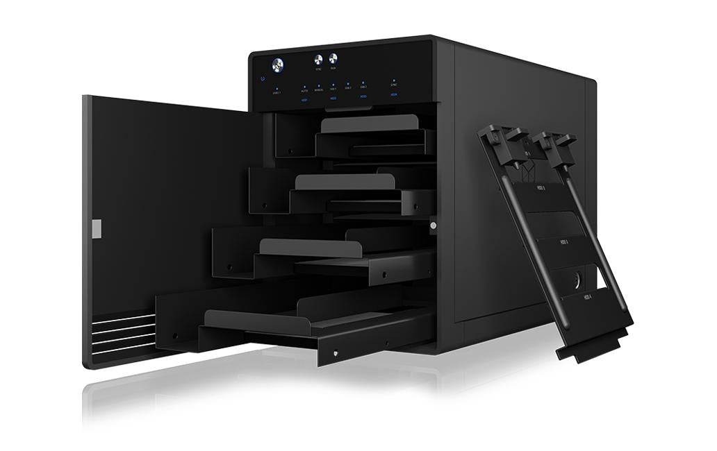 ICY BOX IB-3740-C31 – 4-Bay Gehäuse – USB-C 3.2 Gen 2 (10 Gbit/s), für 2,5"/3,5" HDD/SSD, SATA