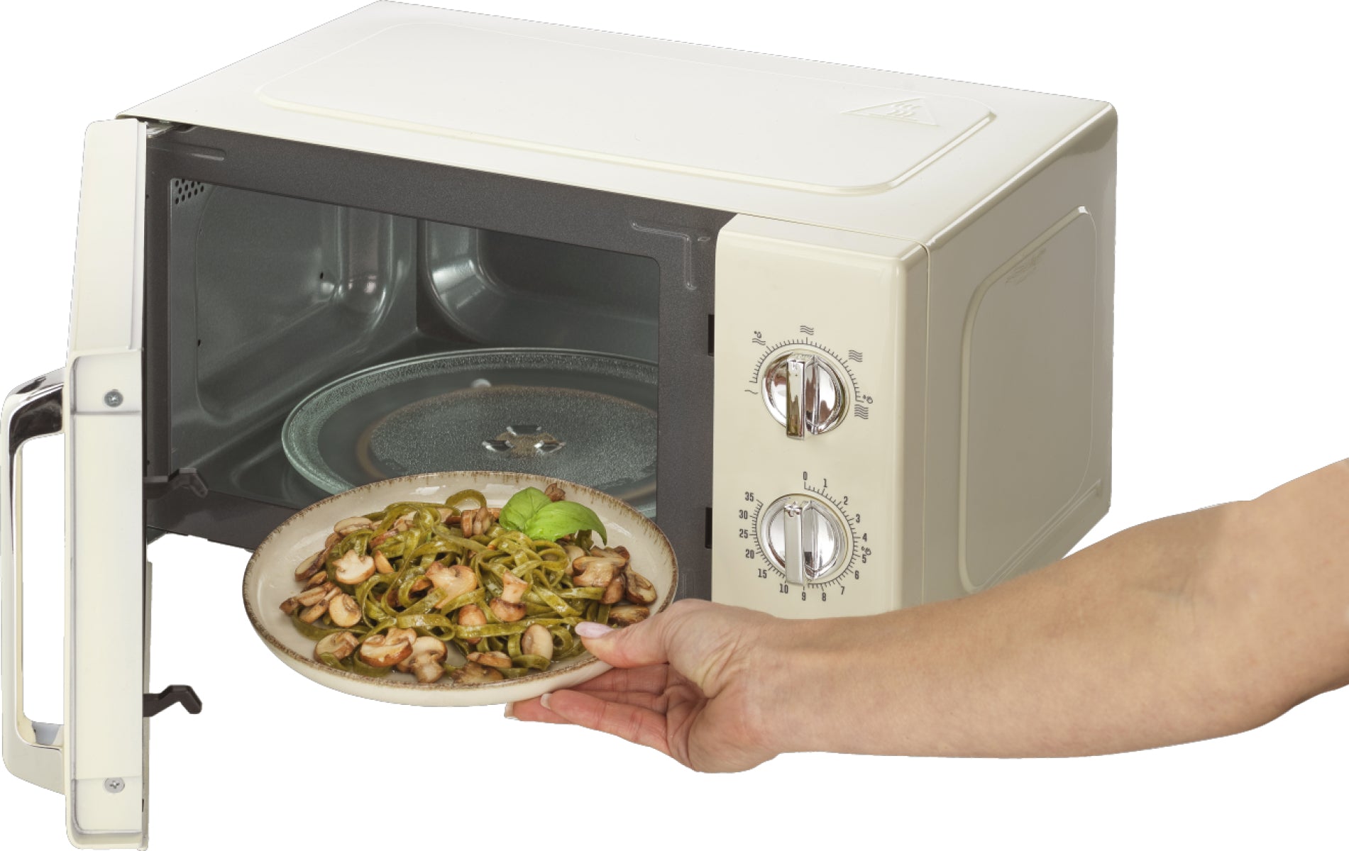Gorenje Solo-Mikrowelle MO20E1HRL – 20 l, 700 W – beige