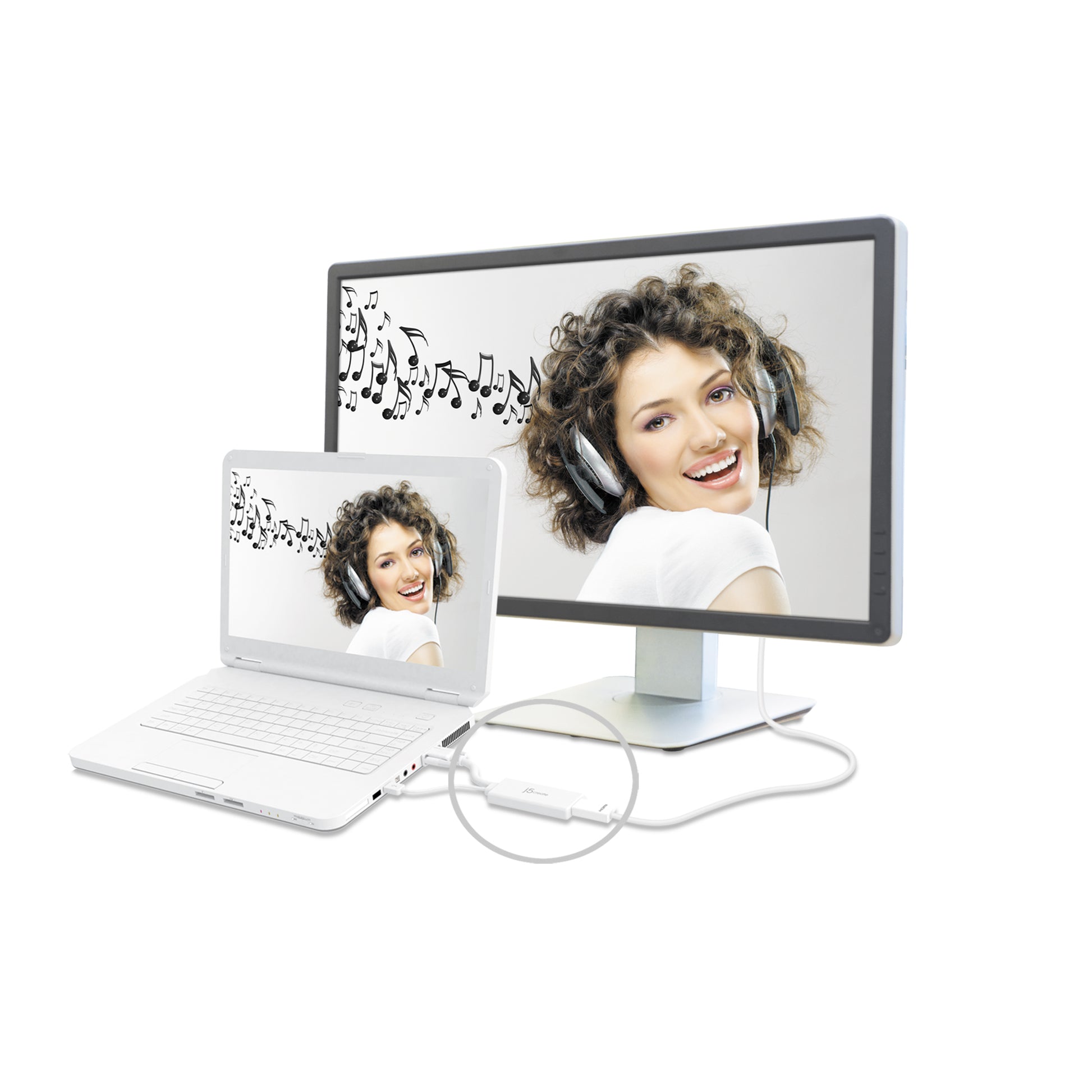 j5create VGA auf HDMI Adapter mit Audio