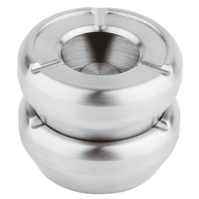 Paderno Aschenbecher – Ø 10 × 3,8 cm, Edelstahl
