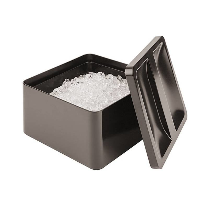 Paderno Eiswürfelbehälter 5,4 l – Polypropylen, Schwarz