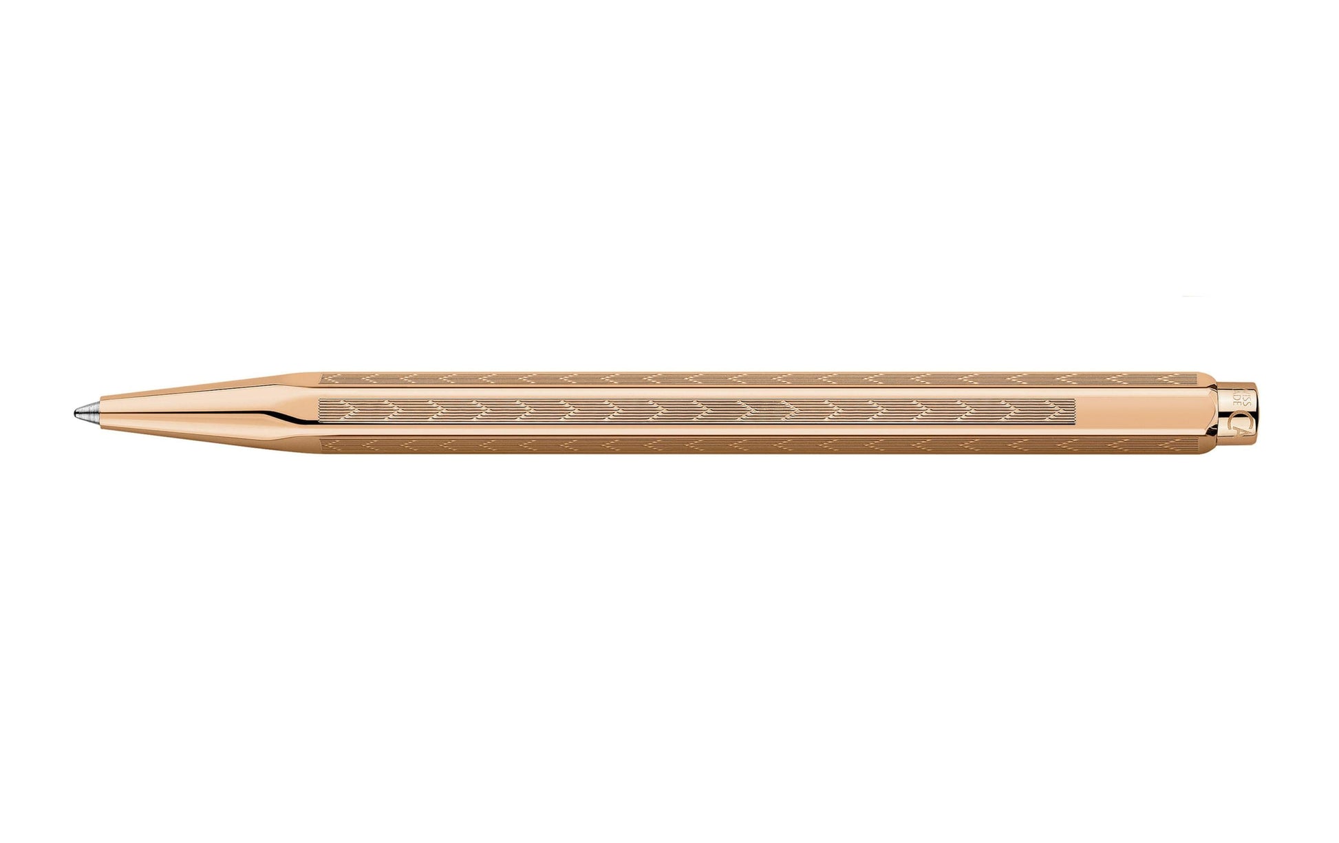 Caran d-Ache Kugelschreiber – Roségold, glänzend, Metall