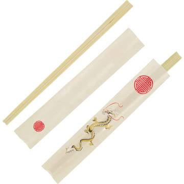 Paderno Essstäbchen – 50 Paar, 21 cm, Bambus, Braun