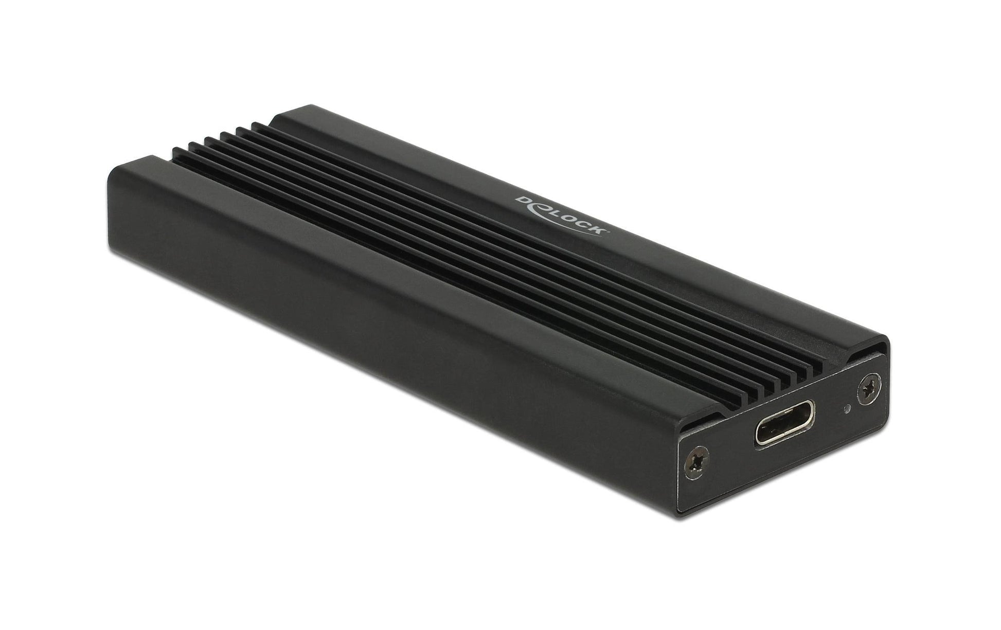 DeLOCK 42600 – 1-Bay M.2 Gehäuse – USB 3.2 Gen 2 (10 Gbit/s), NVMe, für M.2 2230/2242/2260/2280 (Key M)