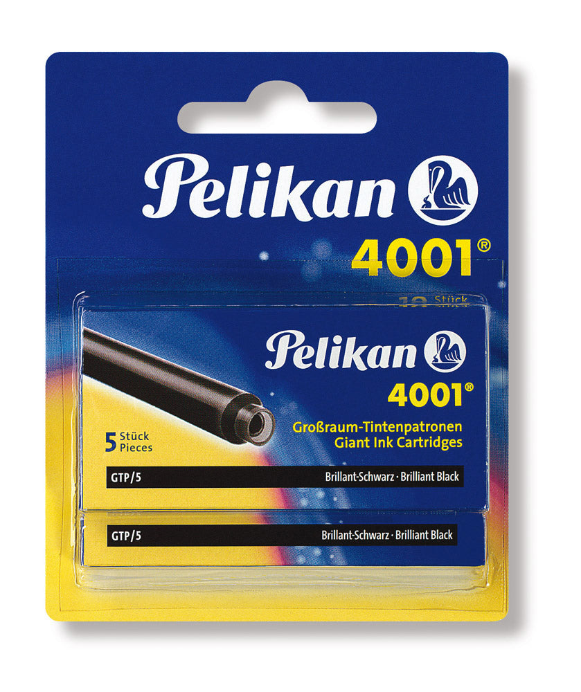 Pelikan GTP/5/2/B 330860 Füllhalter-Patrone – Schwarz, 10er-Pack