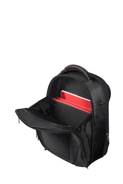 Samsonite Pro-DLX 5 Notebook-Rucksack – 21/26 l, RFID-Fach, Aufsteckfunktion, Nylon, Schwarz