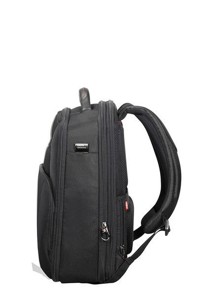 Samsonite Pro-DLX 5 Notebook-Rucksack – 21/26 l, RFID-Fach, Aufsteckfunktion, Nylon, Schwarz
