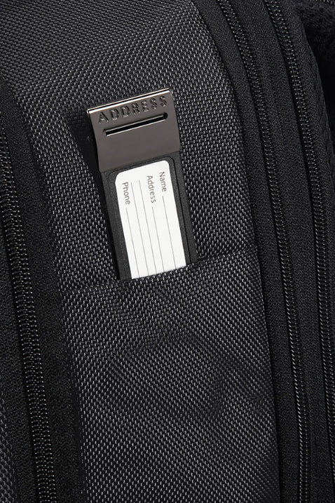 Samsonite Pro-DLX 5 3V Notebook-Rucksack – 29/34 l, RFID-Fach, Aufsteckfunktion, Nylon, Schwarz