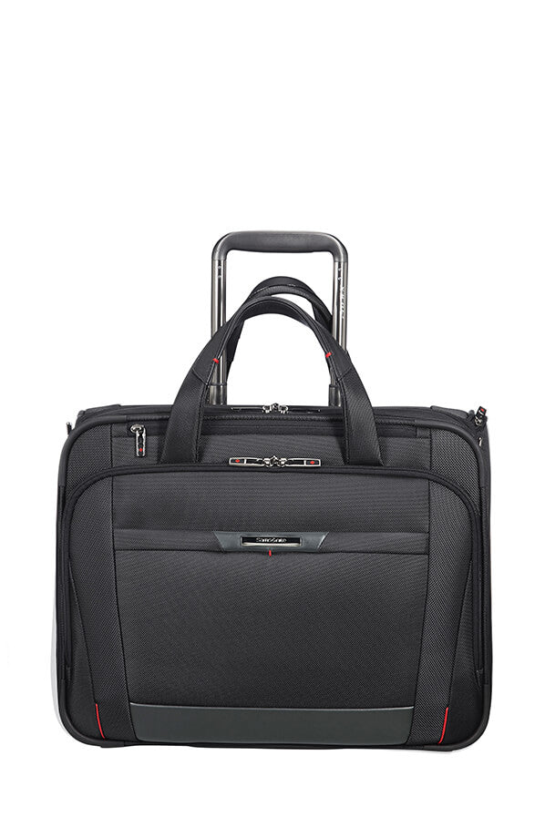 Samsonite Pro-DLX 5 Notebook-Trolley – 34,5 l, RFID-Fach, Aufsteckfunktion, Nylon, Schwarz