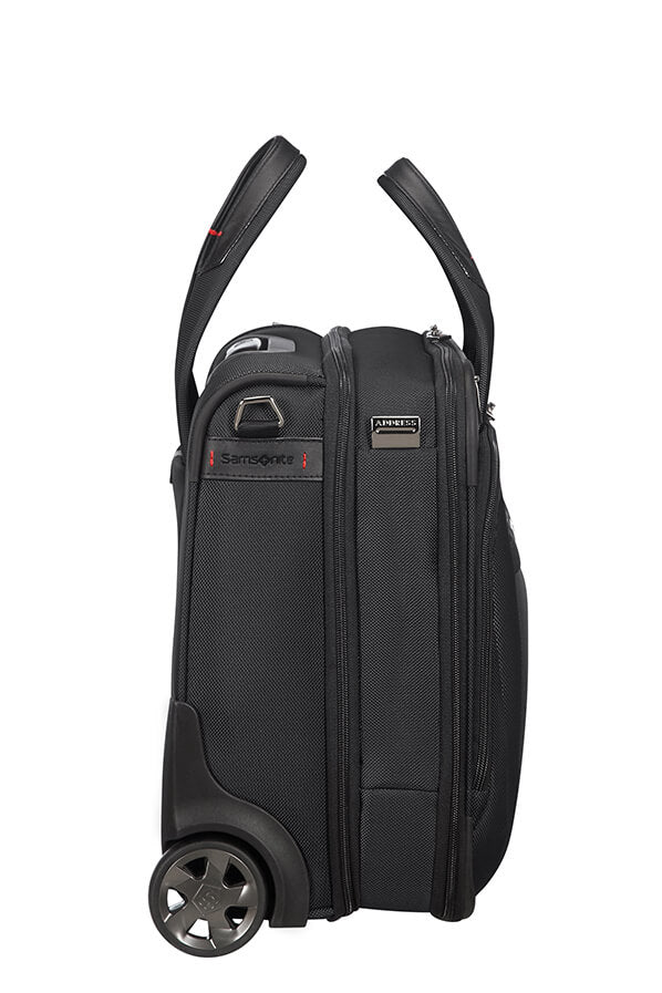 Samsonite Pro-DLX 5 Notebook-Trolley – 34,5 l, RFID-Fach, Aufsteckfunktion, Nylon, Schwarz