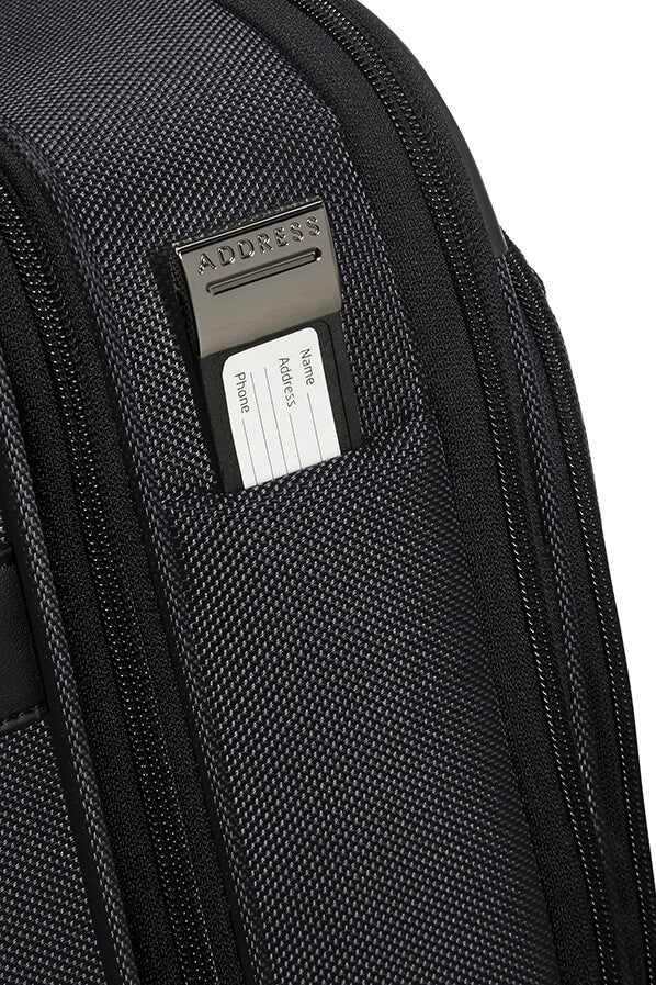 Samsonite Pro-DLX 5 Notebook-Trolley – 34,5 l, RFID-Fach, Aufsteckfunktion, Nylon, Schwarz