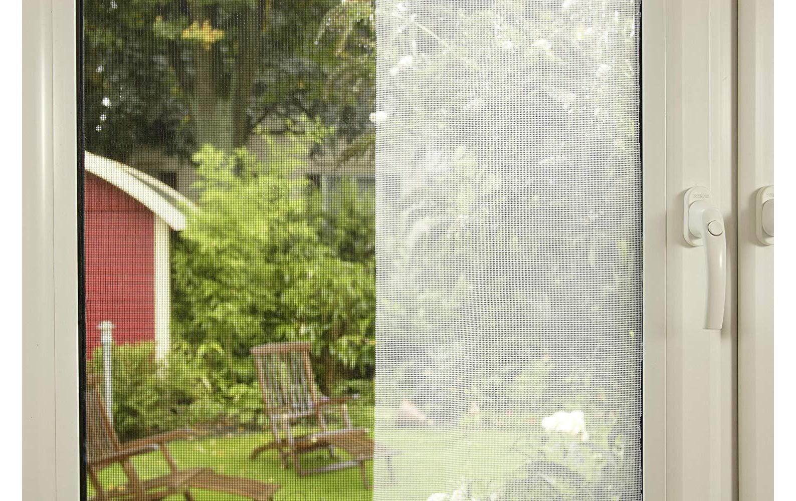 tesa Fliegengitter – für Fenster – 120 × 240 cm – Anthrazit