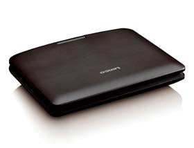 Lenco DVP-901BK – 9" Tragbarer DVD-Player, TFT 16:9, Akku, USB, Schwarz