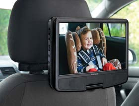 Lenco DVP-901BK – 9" Tragbarer DVD-Player, TFT 16:9, Akku, USB, Schwarz