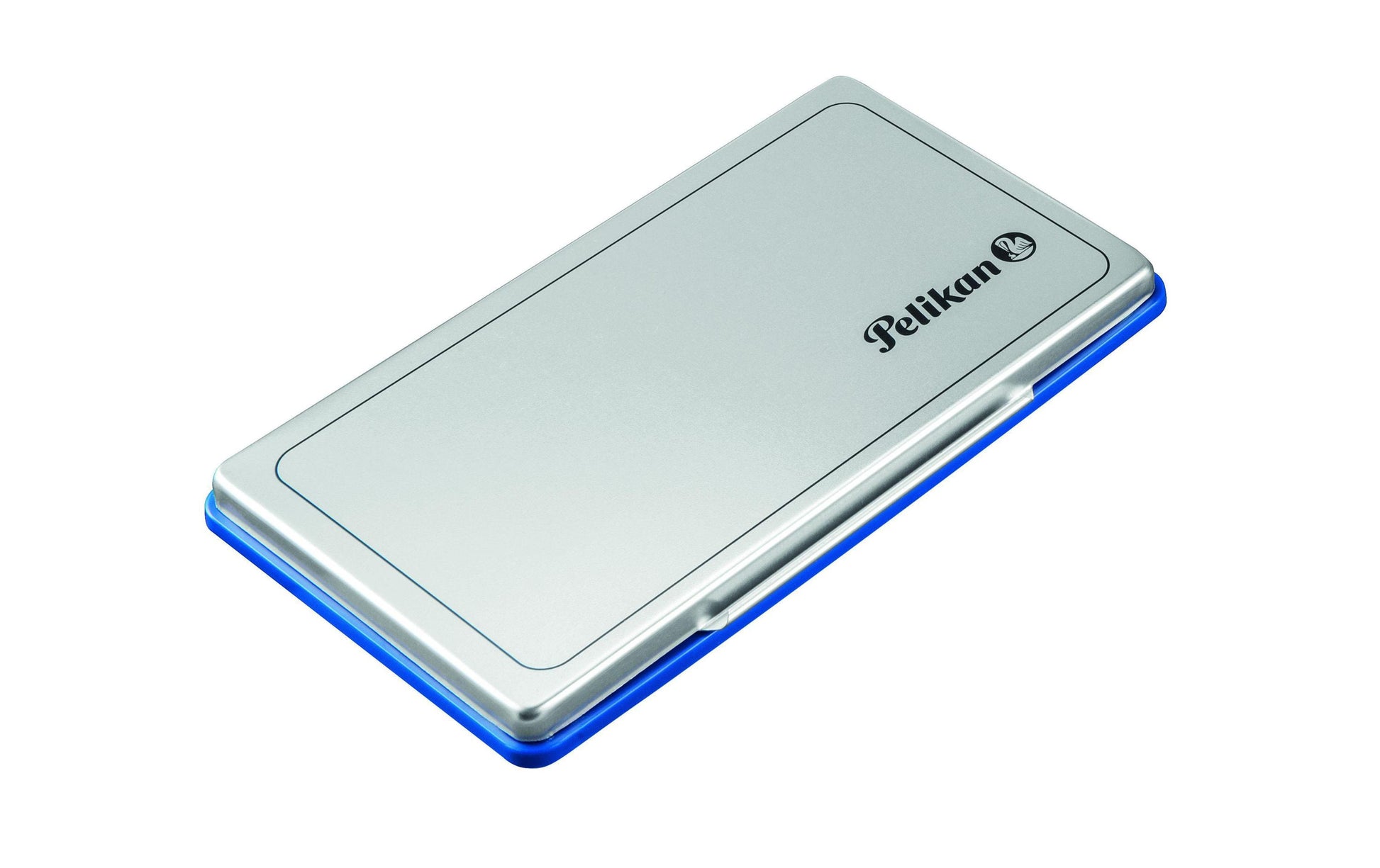 Pelikan Stempelkissen – 160 × 90 mm, Metall, Blau