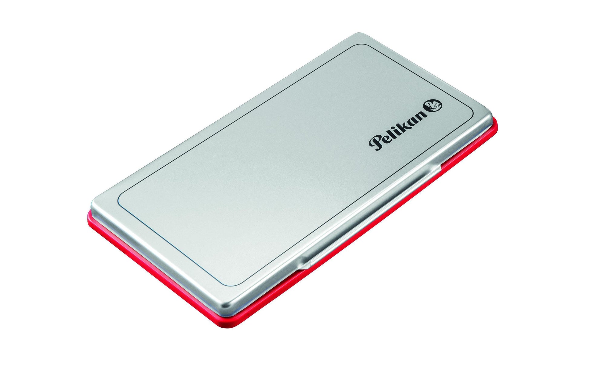 Pelikan Stempelkissen – 160 × 90 mm, Metall, Rot