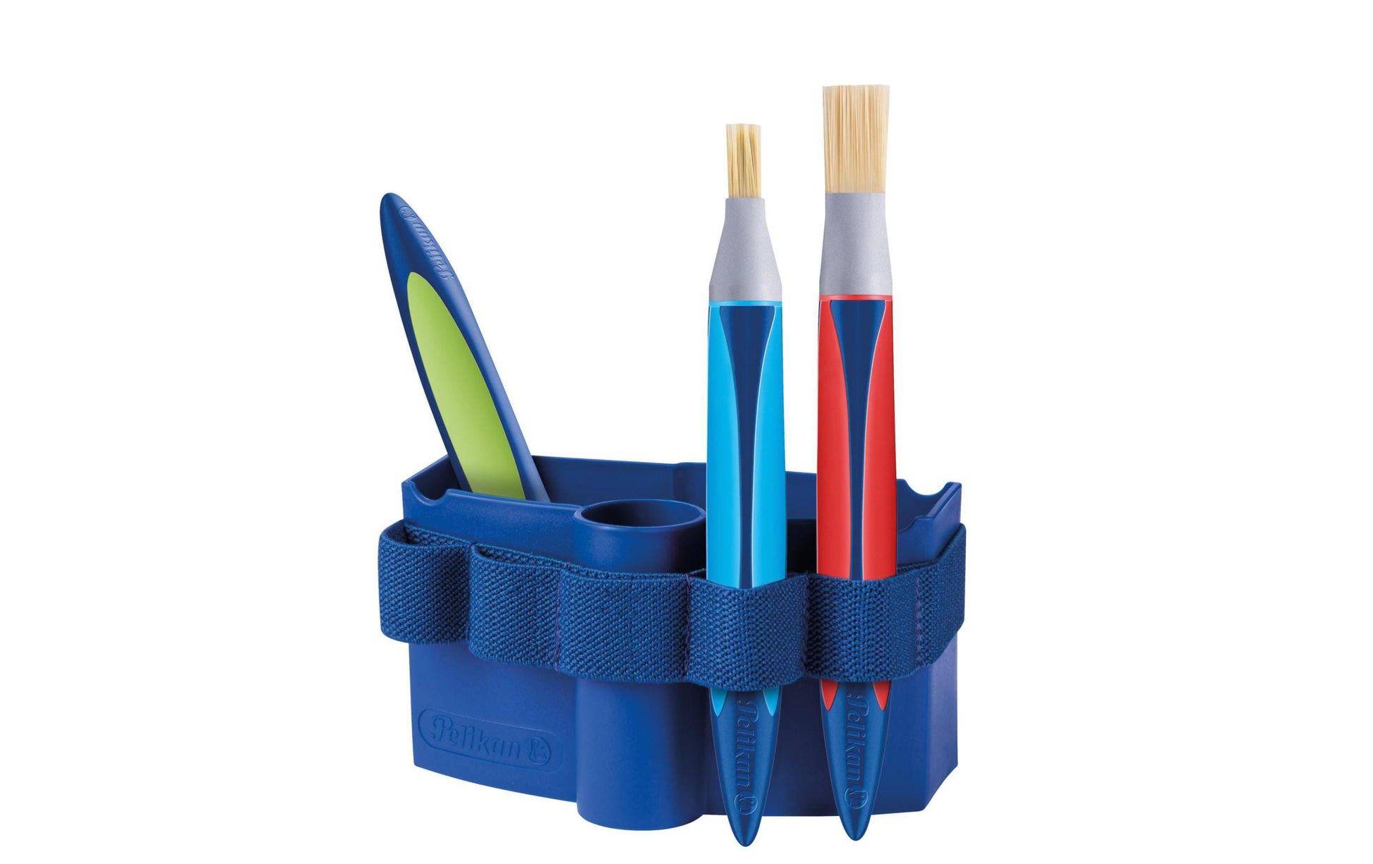 Pelikan Pinsel-Set – Helle Bürste, Synthetisch, Grössen 6/10/12, 5 Farben, 5er-Set