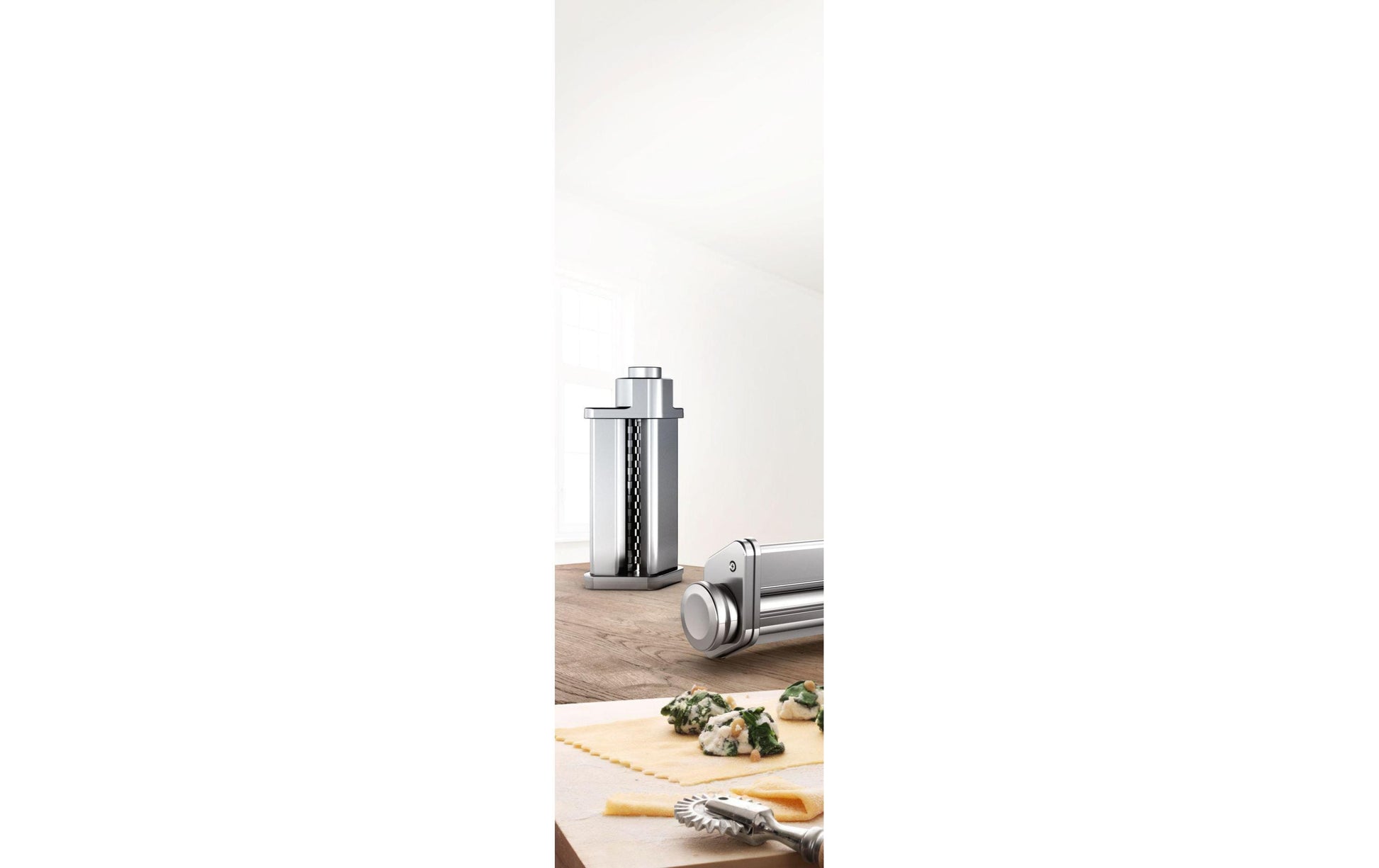Bosch Nudelpresse, 11 × 11,5 × 38,5 cm, Edelstahl – für Bosch Modellreihe OptiMUM, MUZ9PP1