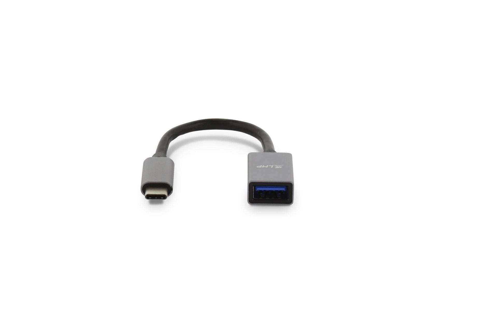 LMP USB-C auf USB-A Verlängerungskabel – USB 3.2 Gen 1 (5 Gbit/s) – 0,15 m – Grau – für MacBook und mehr