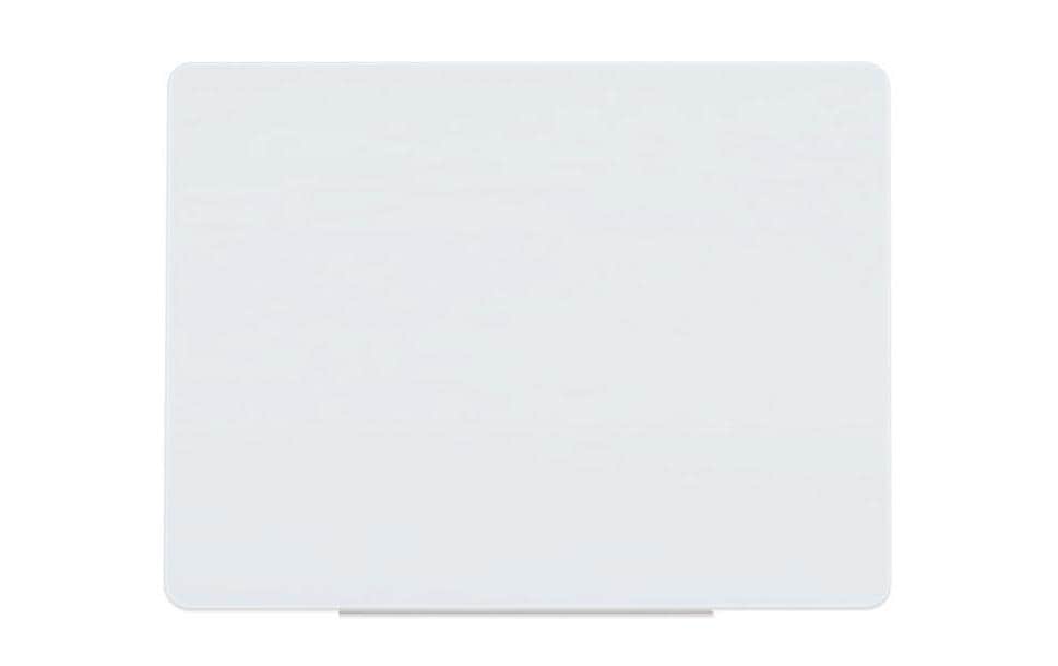 Bi-Office Whiteboard – 90 × 60 cm, Glas, magnetisch, Glas-Rahmen