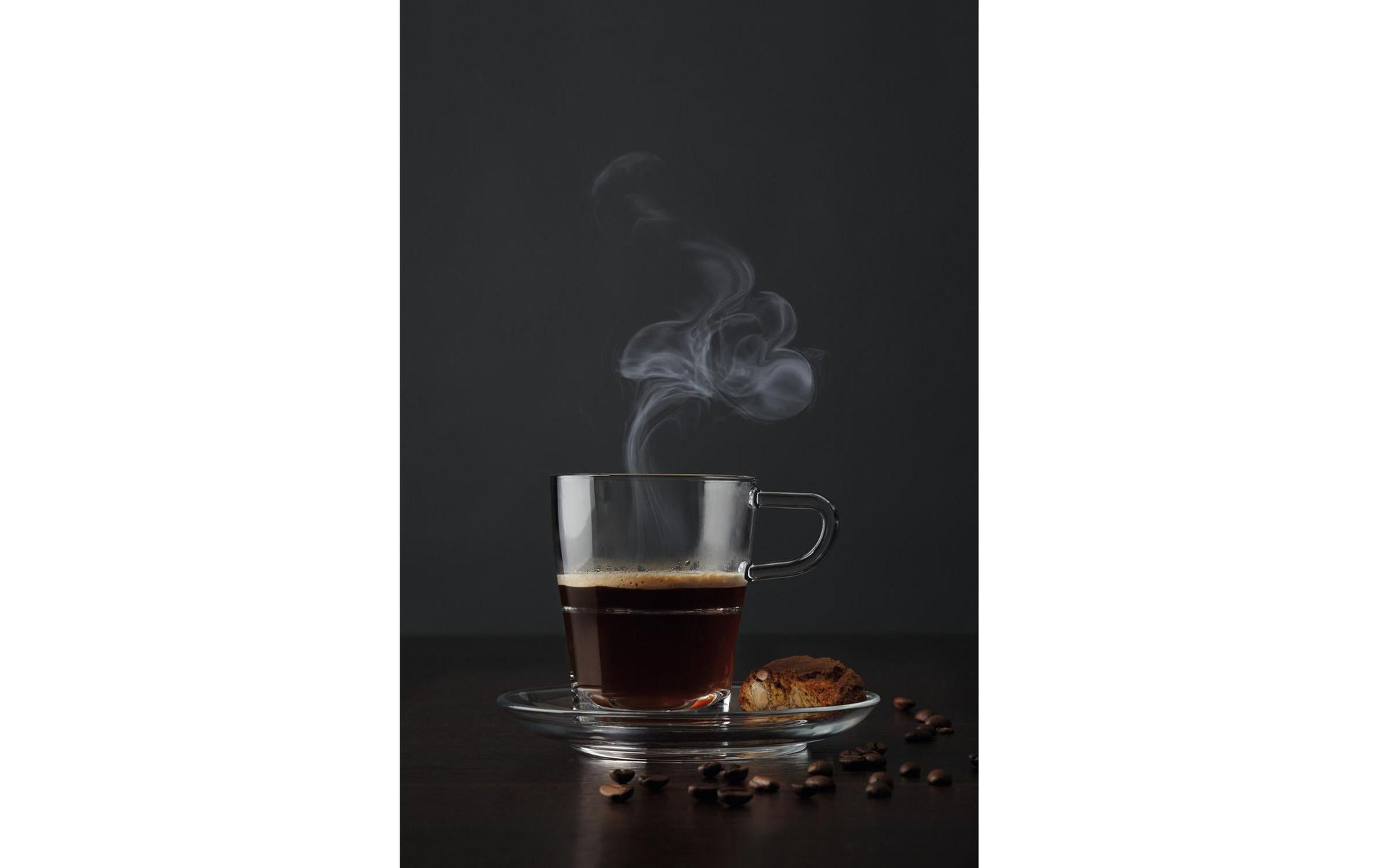 LEONARDO Kaffeetasse – 6er Set, 250 ml, Ø 8,0 cm, Kalk-Natron-Glas, Transparent, spülmaschinenfest