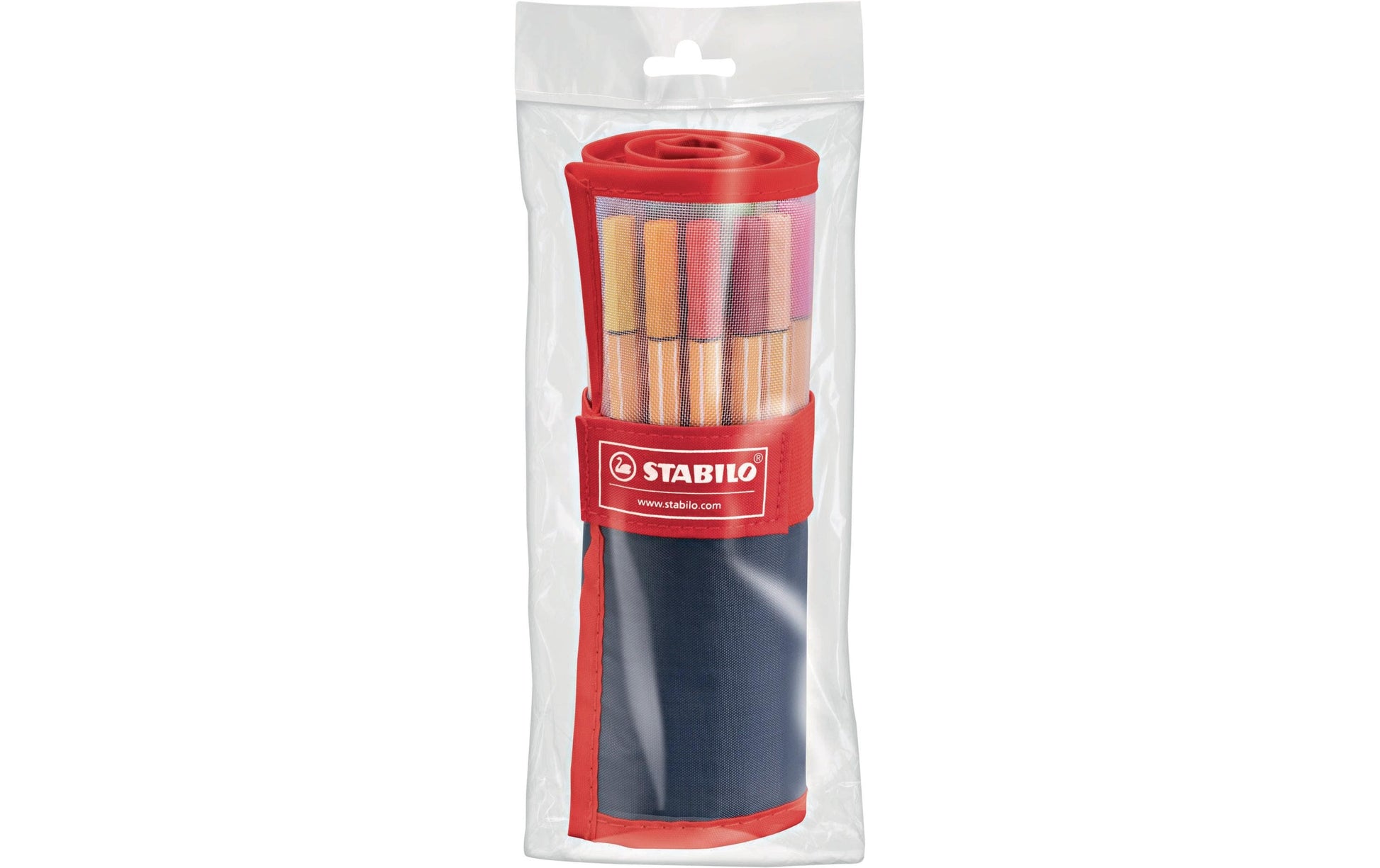 STABILO Fineliner – 25er-Set – 0,4 mm – 25 Farben, sortiert