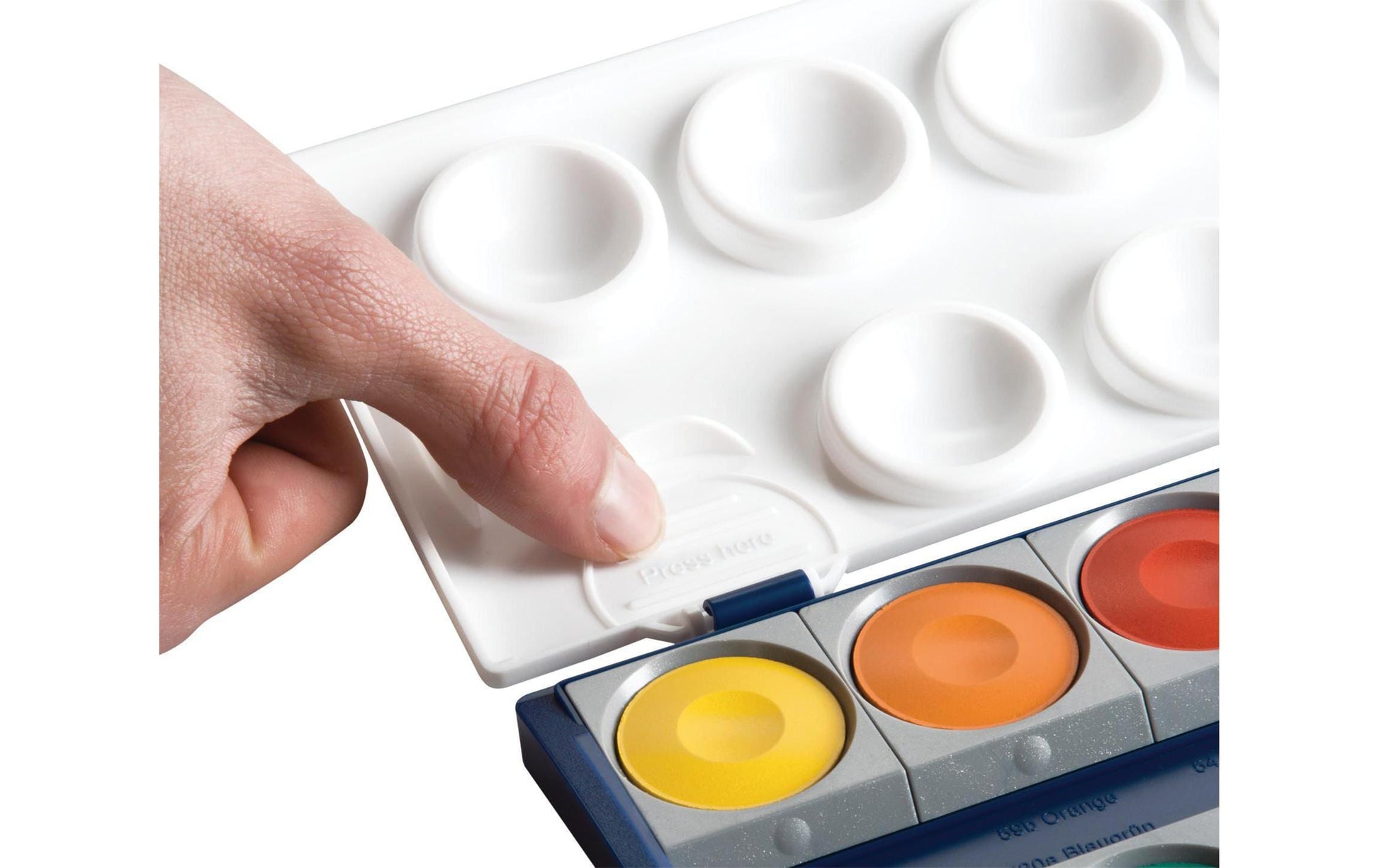 Pelikan Deckfarbkasten – 12 Farben, inklusive Deckweiss